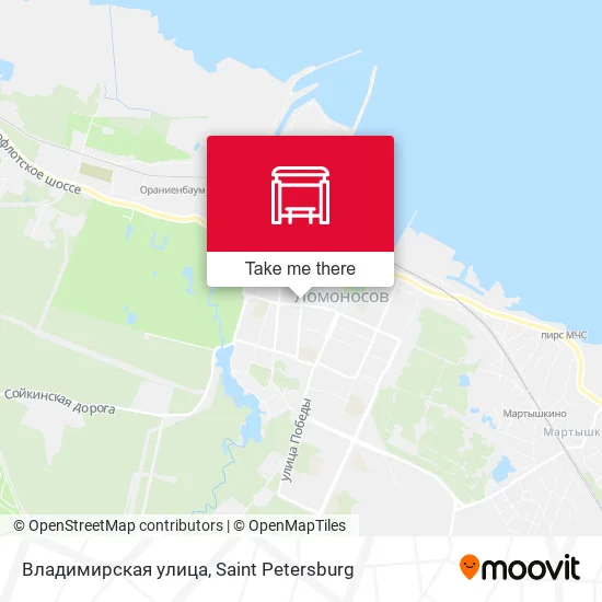 Владимирская улица map