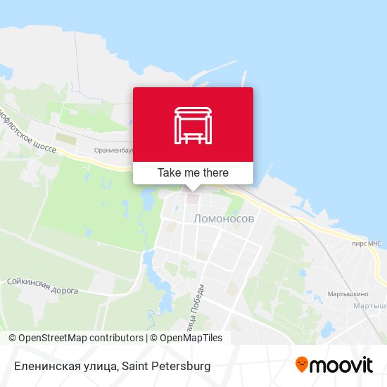Еленинская улица map