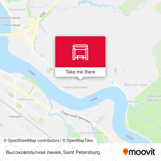 Высоковольтная линия map