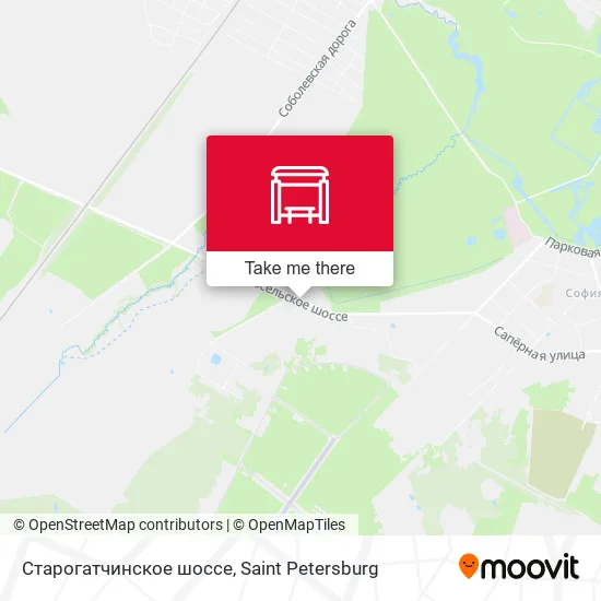 Старогатчинское шоссе map