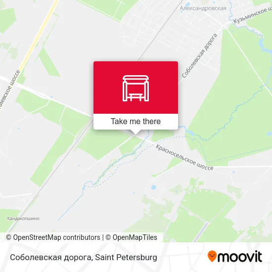 Соболевская дорога map