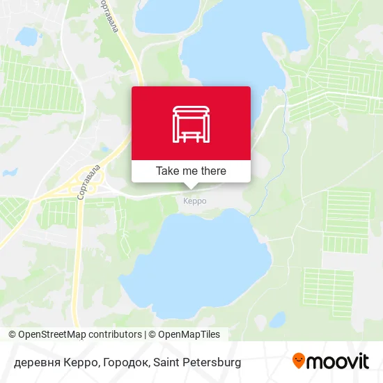 деревня Керро, Городок map