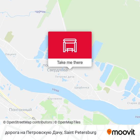 дорога на Петровскую Дачу map