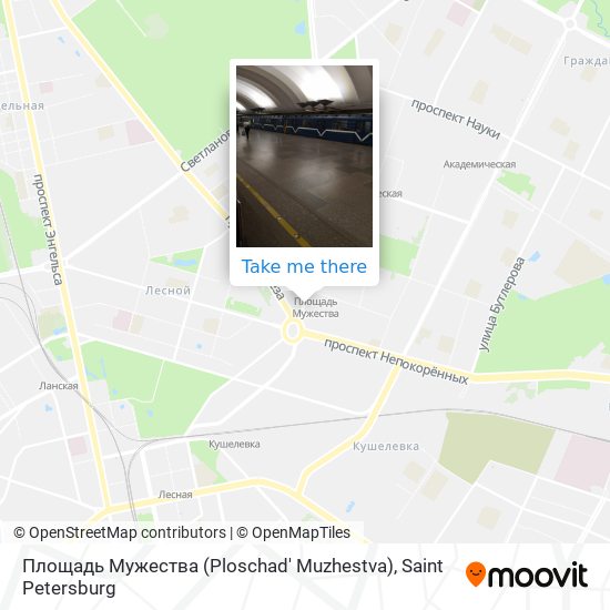 Площадь Мужества (Ploschad' Muzhestva) map