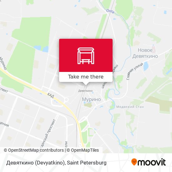 Девяткино (Devyatkino) map