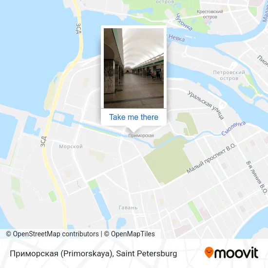 Приморская (Primorskaya) map