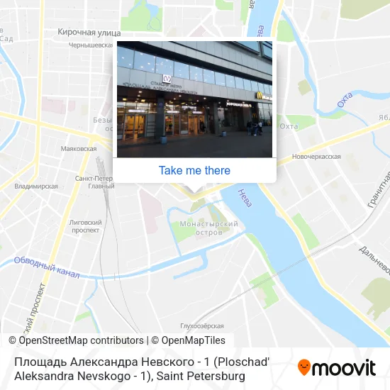 Площадь Александра Невского - 1 (Ploschad' Aleksandra Nevskogo - 1) map