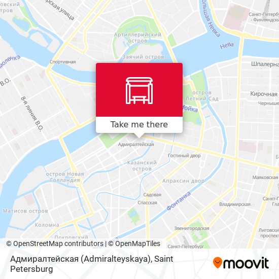 Адмиралтейская (Admiralteyskaya) map