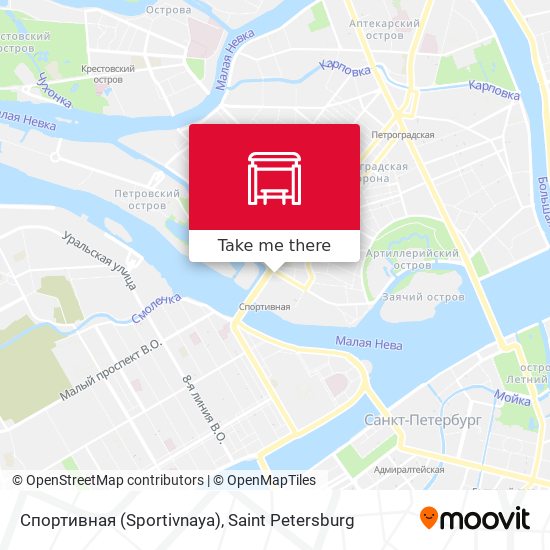 Спортивная (Sportivnaya) map