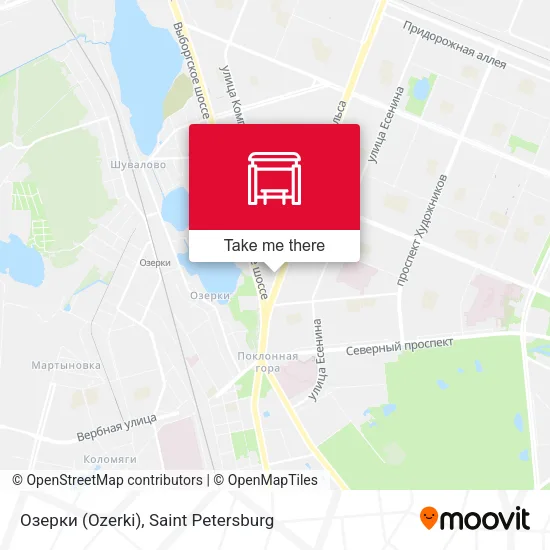 Озерки (Ozerki) map