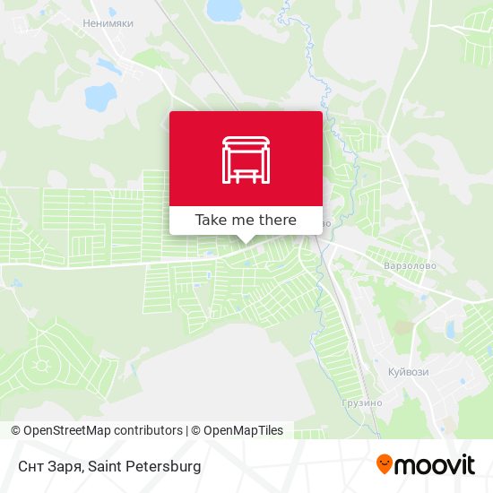Снт Заря map