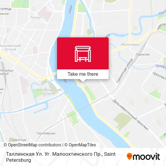 Таллинская Ул. Уг. Малоохтинского Пр. map