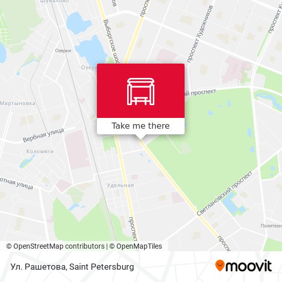 Ул. Рашетова map