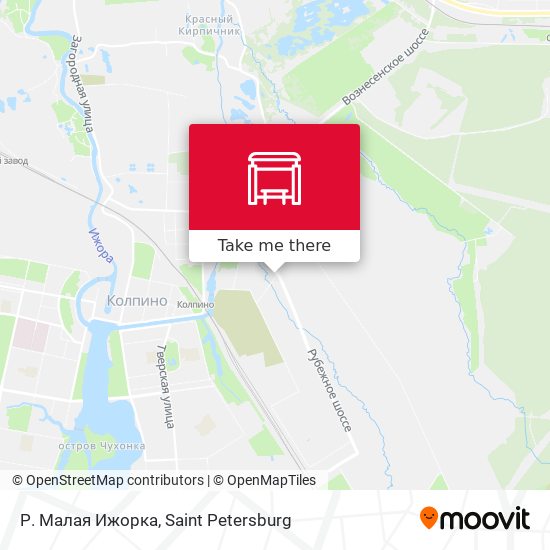 Р. Малая Ижорка map