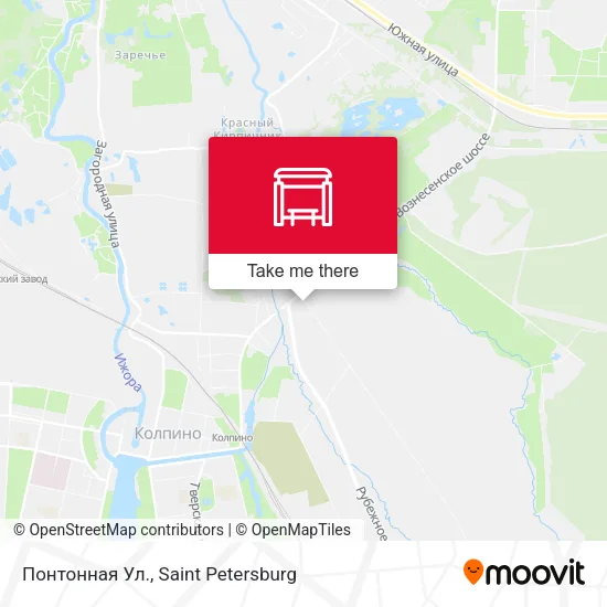 Понтонная Ул. map