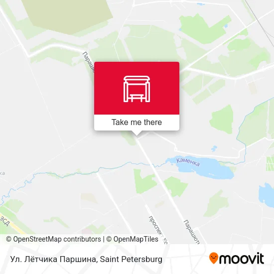 Ул. Лётчика Паршина map
