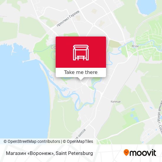 Магазин «Воронеж» map