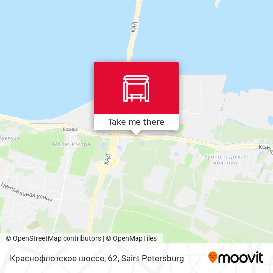 Краснофлотское шоссе, 62 map