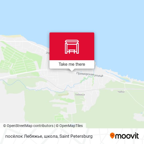 посёлок Лебяжье, школа map