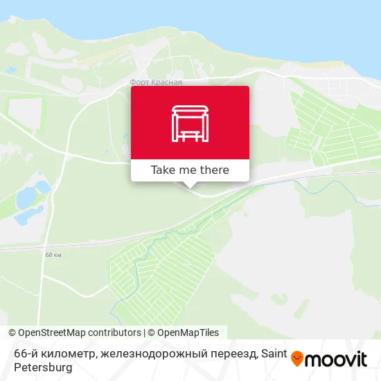 66-й километр, железнодорожный переезд map