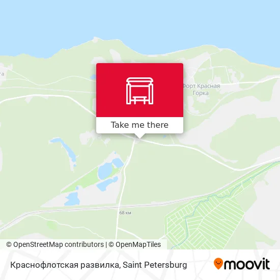 Краснофлотская развилка map