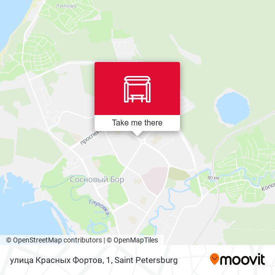 улица Красных Фортов, 1 map