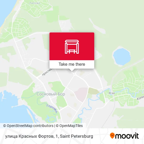 улица Красных Фортов, 1 map