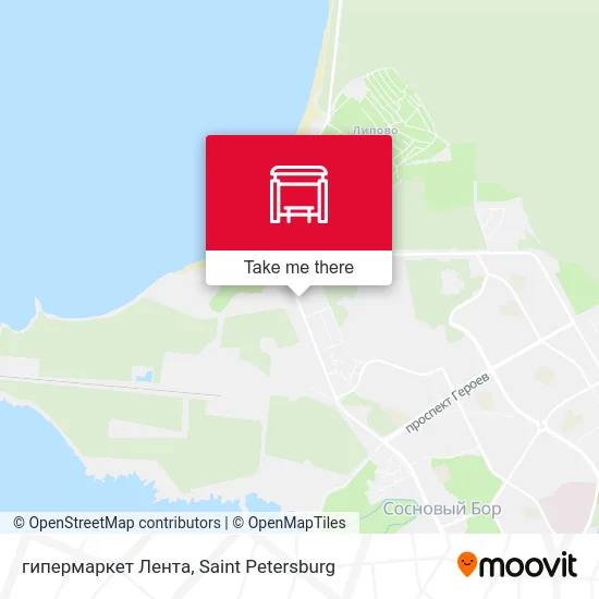гипермаркет Лента map