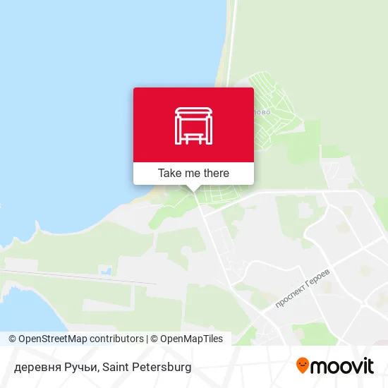 деревня Ручьи map
