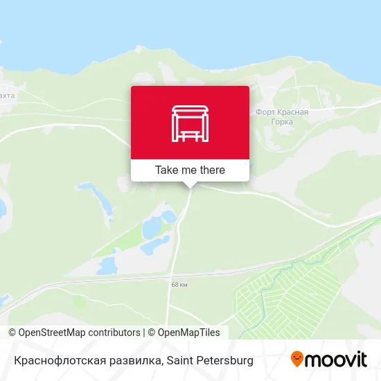 Краснофлотская развилка map