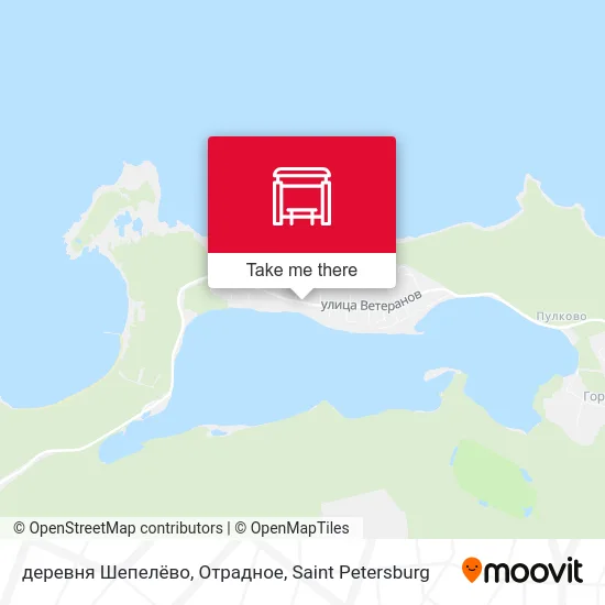деревня Шепелёво, Отрадное map