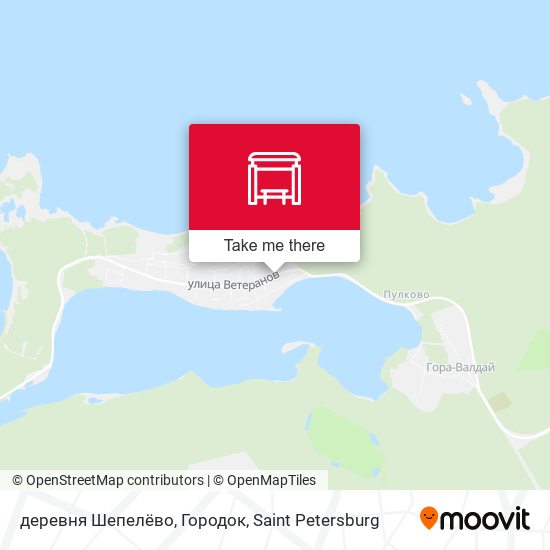 деревня Шепелёво, Городок map