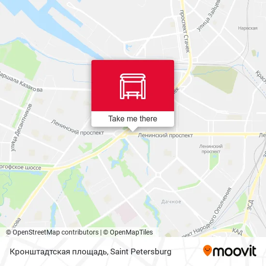 Кронштадтская площадь map