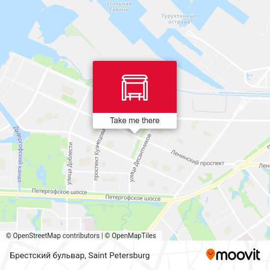 Брестский бульвар map