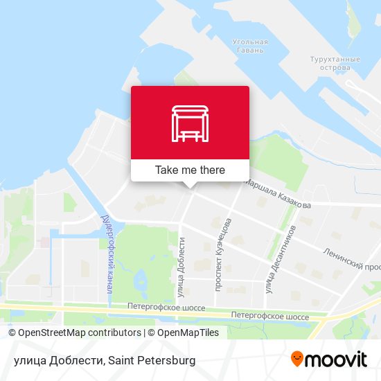 улица Доблести map