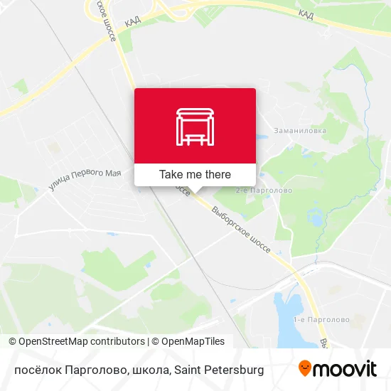 посёлок Парголово, школа map