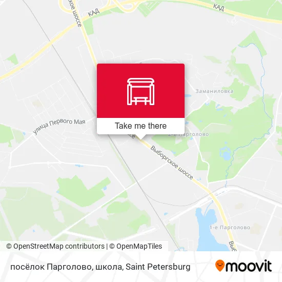 посёлок Парголово, школа map