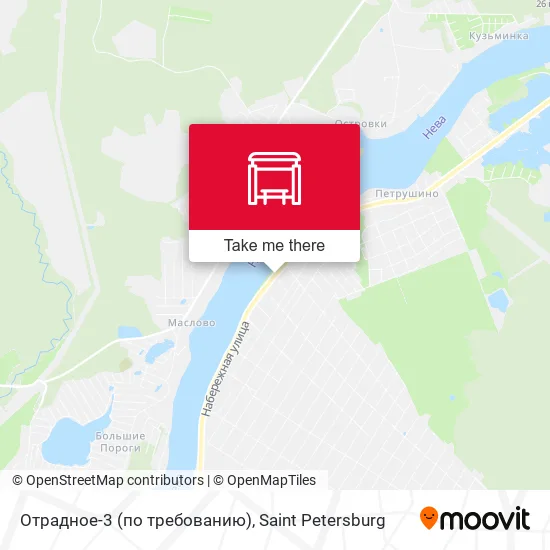 Отрадное-3 (по требованию) map