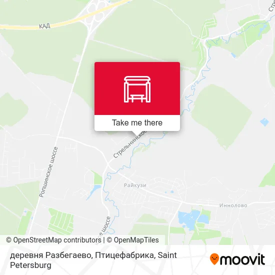 деревня Разбегаево, Птицефабрика map