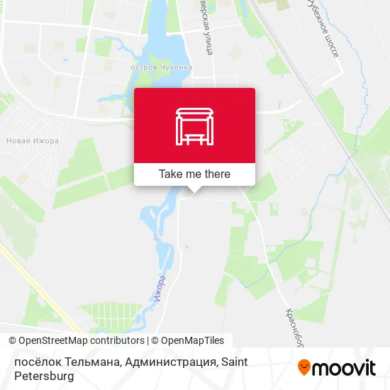 посёлок Тельмана, Администрация map