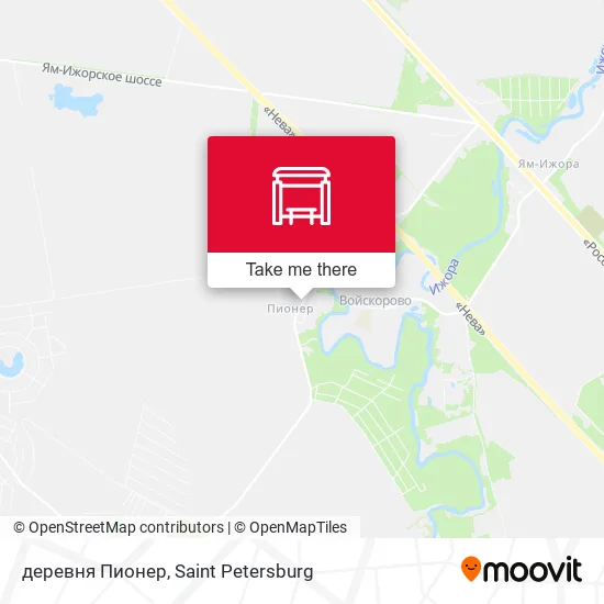 деревня Пионер map