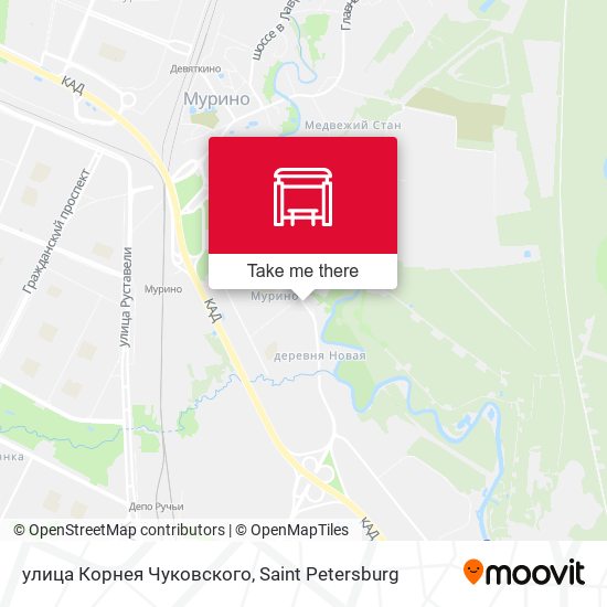 улица Корнея Чуковского map