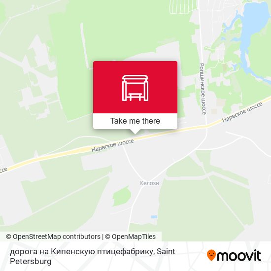 дорога на Кипенскую птицефабрику map