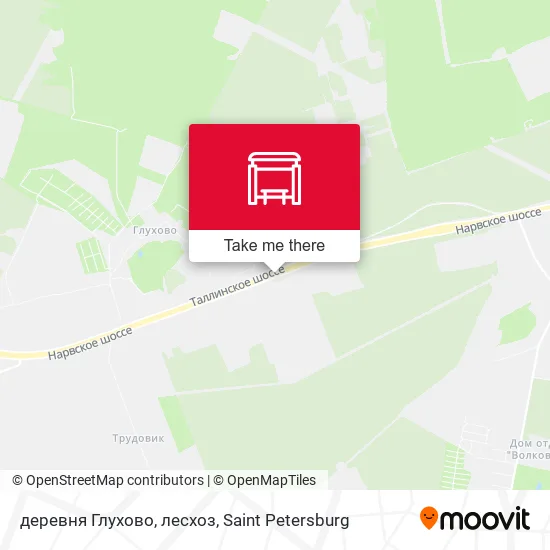 деревня Глухово, лесхоз map