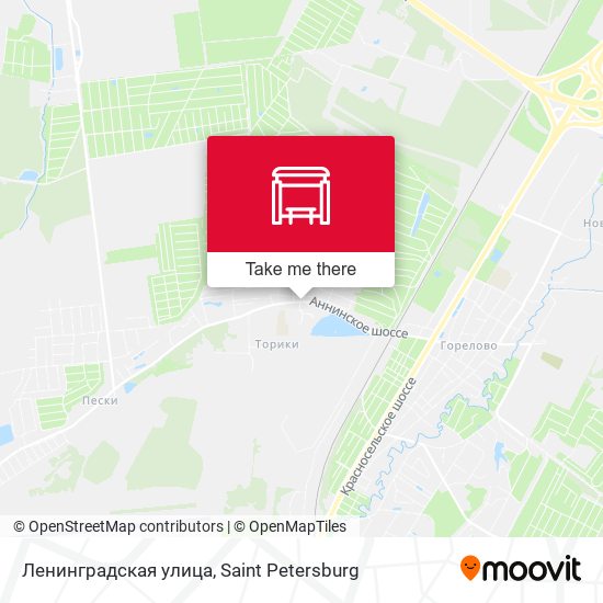 Ленинградская улица map