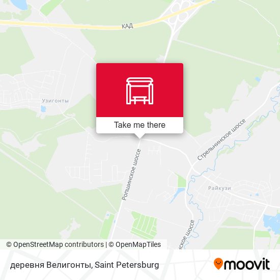деревня Велигонты map