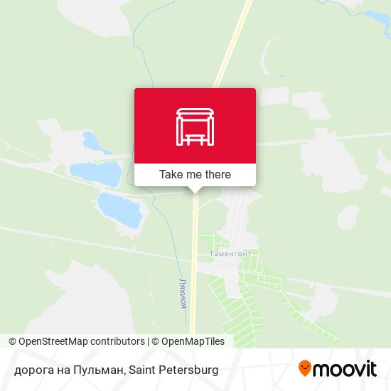 дорога на Пульман map
