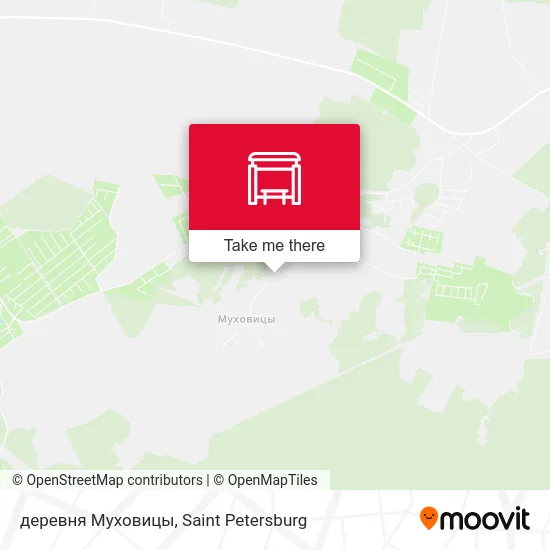 деревня Муховицы map