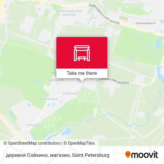 деревня Сойкино, магазин map