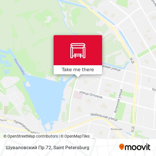 Шуваловский Пр.72 map